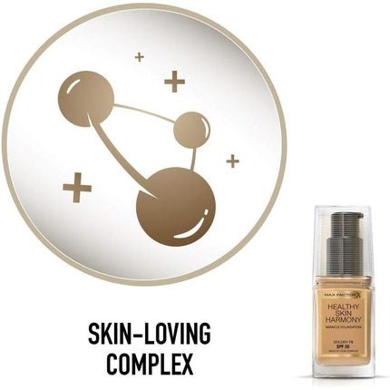 Max Factor Healthy Skin Harmony Foundation SPF 20 75 Golden 30ml - Maison des fragrances