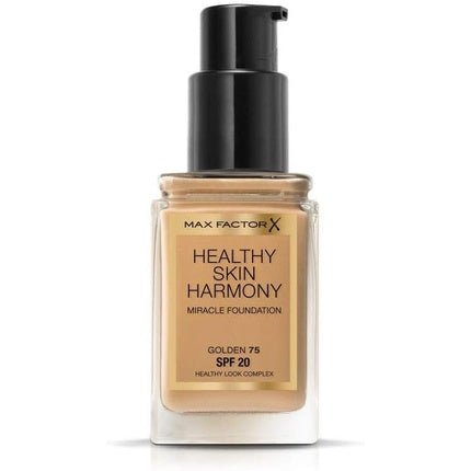 Max Factor Healthy Skin Harmony Foundation SPF 20 75 Golden 30ml - Maison des fragrances