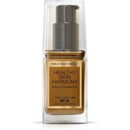 Max Factor Healthy Skin Harmony Foundation SPF 20 Soft Sable 30ml - Maison des fragrances