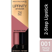 Max Factor Lipfinity Lip Colour Pearly Nude 01 Long - Lasting Lipstick - Maison des fragrances
