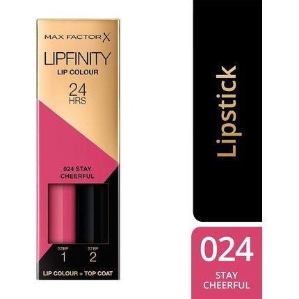 Max Factor Lipfinity Lipgloss 024 Stay Cheerful 2ml - Maison des fragrances