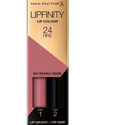Max Factor Lipfinity Long - Lasting Two - Step Lipstick 001 Pearly Nude - Maison des fragrances