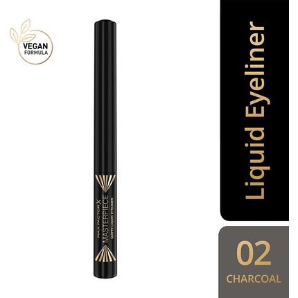 Max Factor Matte Liquid Eyeliner Masterpiece 02 Charcoal 1.7ml - Maison des fragrances