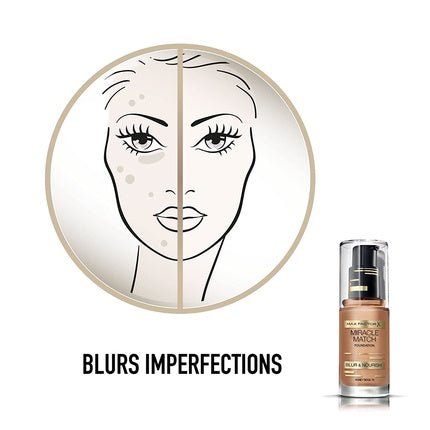 Max Factor Miracle Match Foundation 30ml 79 Honey Beige - Maison des fragrances