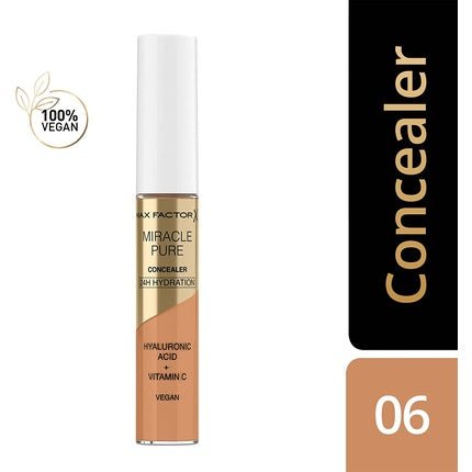 Max Factor Miracle Pure Concealer Vegan Shade 6 7.8ml - Maison des fragrances