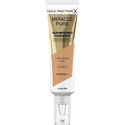 Max Factor Miracle Pure Foundation Golden 75 - Maison des fragrances