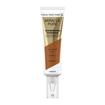 Max Factor Miracle Pure foundation - Mocha 93 30ml - Maison des fragrances