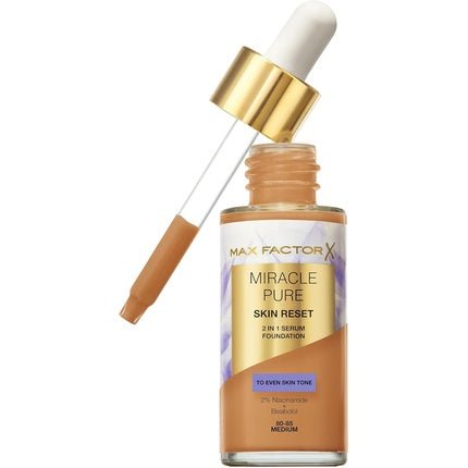 MAX FACTOR Miracle Pure Serum Foundation 80 - 85 Medium - Maison des fragrances