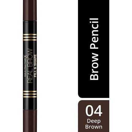 Max Factor Real Brow Fill and Shape Pencil Deep Brown 0.66ml - Maison des fragrances