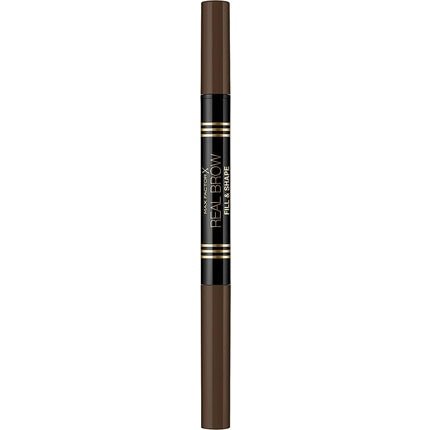 Max Factor Real Brow Fill & Shape Dual - Ended Eyebrow Pencil 03 Medium Brown 0.7g - Maison des fragrances