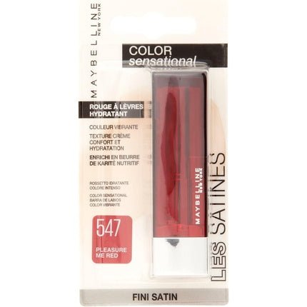 Maybelline Color Sensational Lipstick 547 Pleasure Me Red - Maison des fragrances