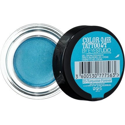 Maybelline Colour Tattoo 24 Hour Eye Shadow Turquoise Forever Number 20 - Maison des fragrances