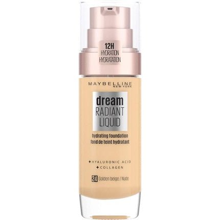 Maybelline Dream Satin Liquid Foundation 24 Golden Beige 30ml - Maison des fragrances