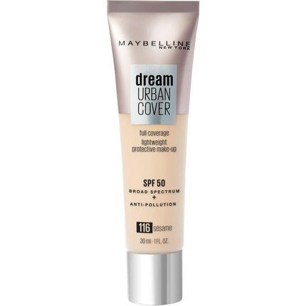 Maybelline Dream Urban Cover All - In - One Protective Makeup 116 Sesame 30ml - Maison des fragrances