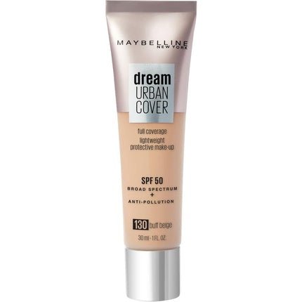 Maybelline Dream Urban Cover All - In - One Protective Makeup 130 Buff Beige 30ml - Maison des fragrances