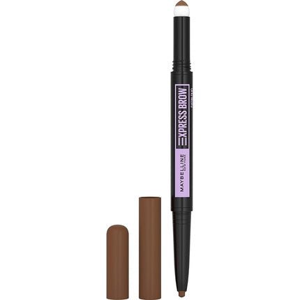 Maybelline Express Brow Satin Duo Eyebrow Pencil 02 Medium Brown 0.71g - Maison des fragrances
