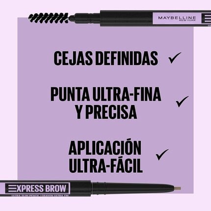 Maybelline Express Brow Ultra Slim Defining Natural Fuller Looking Brows Eyebrow Pencil 01 Blonde 1 Count - Maison des fragrances
