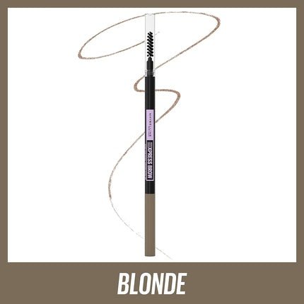 Maybelline Express Brow Ultra Slim Defining Natural Fuller Looking Brows Eyebrow Pencil 01 Blonde 1 Count - Maison des fragrances