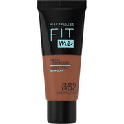 Maybelline Fit Me Foundation Matte & Poreless Full Coverage Blendable for Normal to Oily Skin 30ml 362 Deep Golden - Maison des fragrances