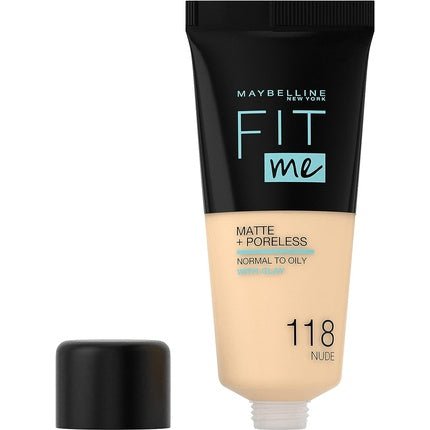 Maybelline Fit Me Matte Poreless Foundation 118 - 30ml - Maison des fragrances