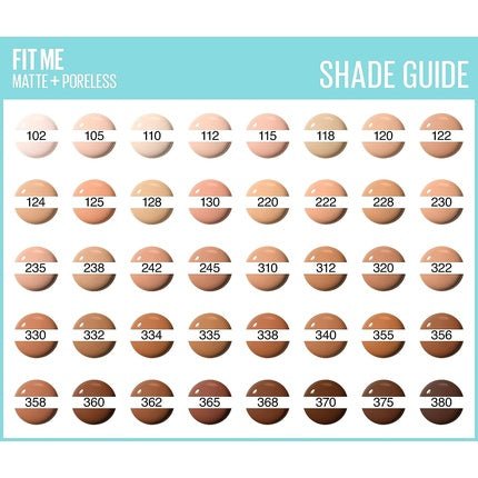 Maybelline Fit Me Matte & Poreless Foundation 128 Warm Nude 30ml - Maison des fragrances