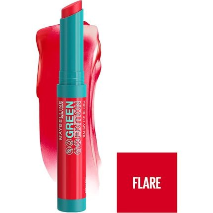 Maybelline Green Edition Balmy Lip Blush Lipstick Organic Vegan Natural Color 004 Flare - Maison des fragrances