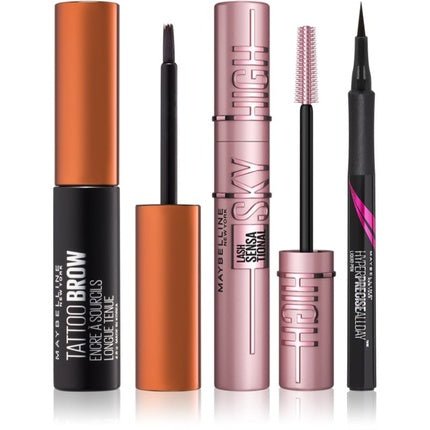 Maybelline Make - Up Set Medium Brown (for Eyes and Eyebrows) - Maison des fragrances