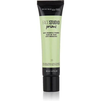 Maybelline Master Prime Anti - Redness Primer Number 30 Green 30ml - Maison des fragrances