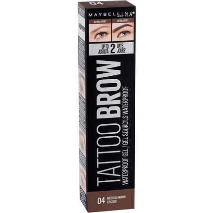 Maybelline Maybelline Tattoo Brow Waterproof Eyebrow Gel - 04 Medium Brown - Maison des fragrances
