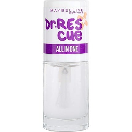 Maybelline Nail Polish Dr Rescue All In One 6.7ml Base/Top Coat White - Maison des fragrances