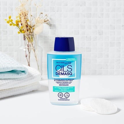 Maybelline New York Bi - Phase Eye Makeup Remover for All Makeup Types Including Waterproof - Cils Demasq - Maison des fragrances