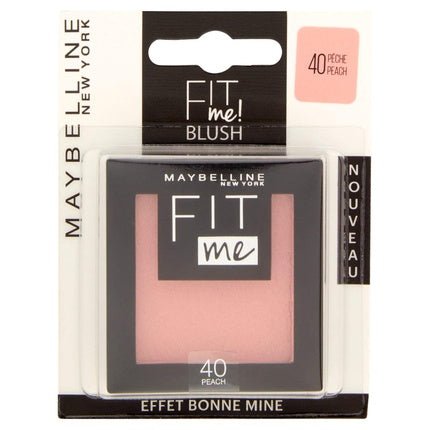 Maybelline New York Blush Powder Fit Me! 40 Peach 4.5g - Maison des fragrances