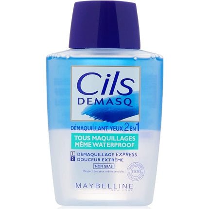 Maybelline New York Cils Demasq 2 - in - 1 Eye Makeup Remover 125ml - Maison des fragrances
