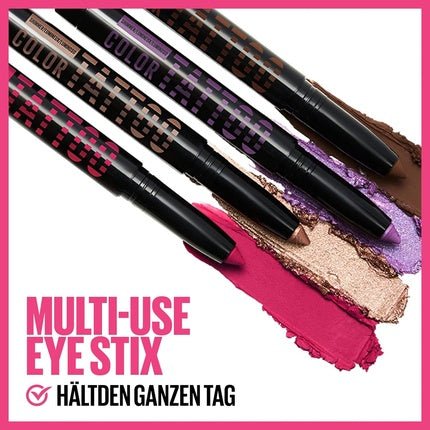 Maybelline New York Color Tattoo Eye Stix All - in - One Eyeliner Primer and Eyeshadow Stick 1.4g I Am Inspired - Maison des fragrances