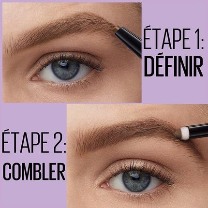 Maybelline New York Express Brow Satin Duo Pencil and Powder Black Brown 05 - Maison des fragrances