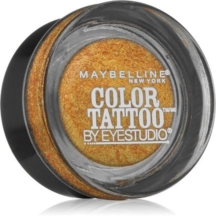 Maybelline New York Eye Studio Color Tattoo Metal 24 Hour Cream Gel Eyeshadow 0.14 Ounce Gold Rush - Maison des fragrances