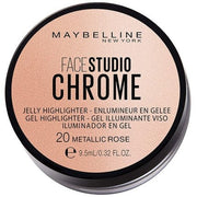 Maybelline New York Face Studio Chrome Jelly Highlighter Rose 38g - Maison des fragrances