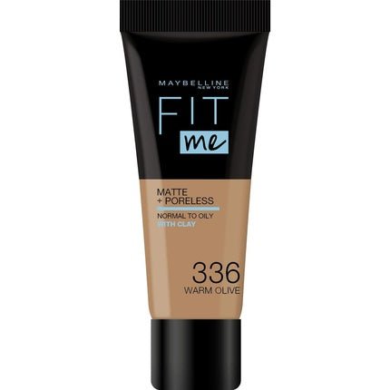 Maybelline New York Fit Me! Matte and Poreless Liquid Foundation 336 Golden Olive 30ml - Maison des fragrances