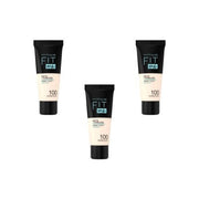 Maybelline New York Fit Me Matte & Poreless Foundation 100 Warm Ivory 30ml - Maison des fragrances