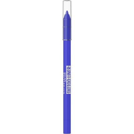 Maybelline New York Gel Eyeliner Waterproof and Long - Lasting Gel Pencil Up to 36 Hours Tattoo Liner 819 Galactic Cobalt - Maison des fragrances
