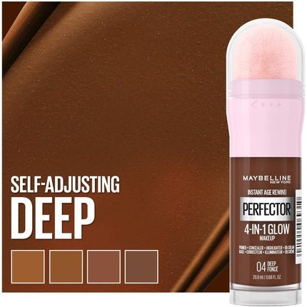 Maybelline New York Instant Perfector 4 - in - 1 Glow Foundation 4 Deep 20ml - Maison des fragrances