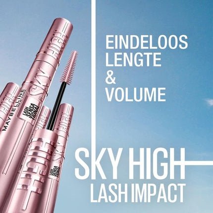 Maybelline New York - Lash Sensational Sky High - Waterproof - Black - Length Mascara - 9.6ml - Maison des fragrances