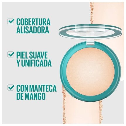 Maybelline New York Mattifying Powder Enriched with Mango Butter 9g 045 Green Edition - Maison des fragrances