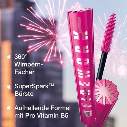 Maybelline New York Sensational Firework Volumizing Mascara 360 Lash By Lash - Maison des fragrances