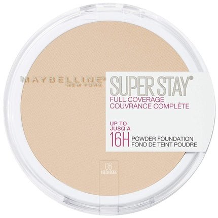 Maybelline New York Super Stay Full Coverage 16H Powder Foundation 7g 06 Fresh Beige - Maison des fragrances