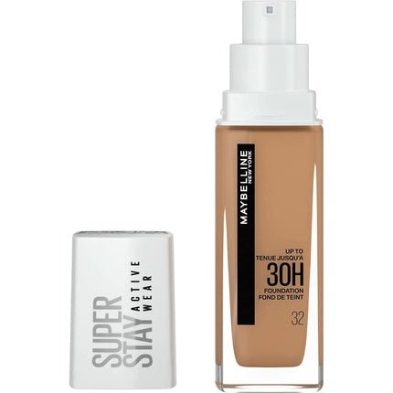 Maybelline New York Superstay Active Wear 30 Hour Long - Lasting Liquid Foundation 30ml Shade 32 Golden - Maison des fragrances