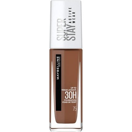 Maybelline New York Superstay Active Wear 30 Hour Long - Lasting Liquid Foundation 30ml Shade 75 Mocha - Maison des fragrances