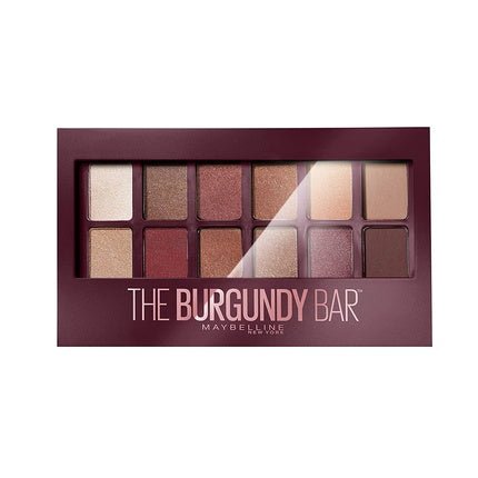 Maybelline New York The Burgundy Bar Eyeshadow Palette 12 Colors - Maison des fragrances