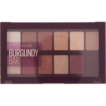 Maybelline New York, The Burgundy Bar Eyeshadow Palette 12 colors - Maison des fragrances