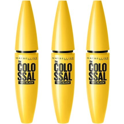 Maybelline New York Volum Express The Colossal 100% Black Mascara 10.70ml - Maison des fragrances